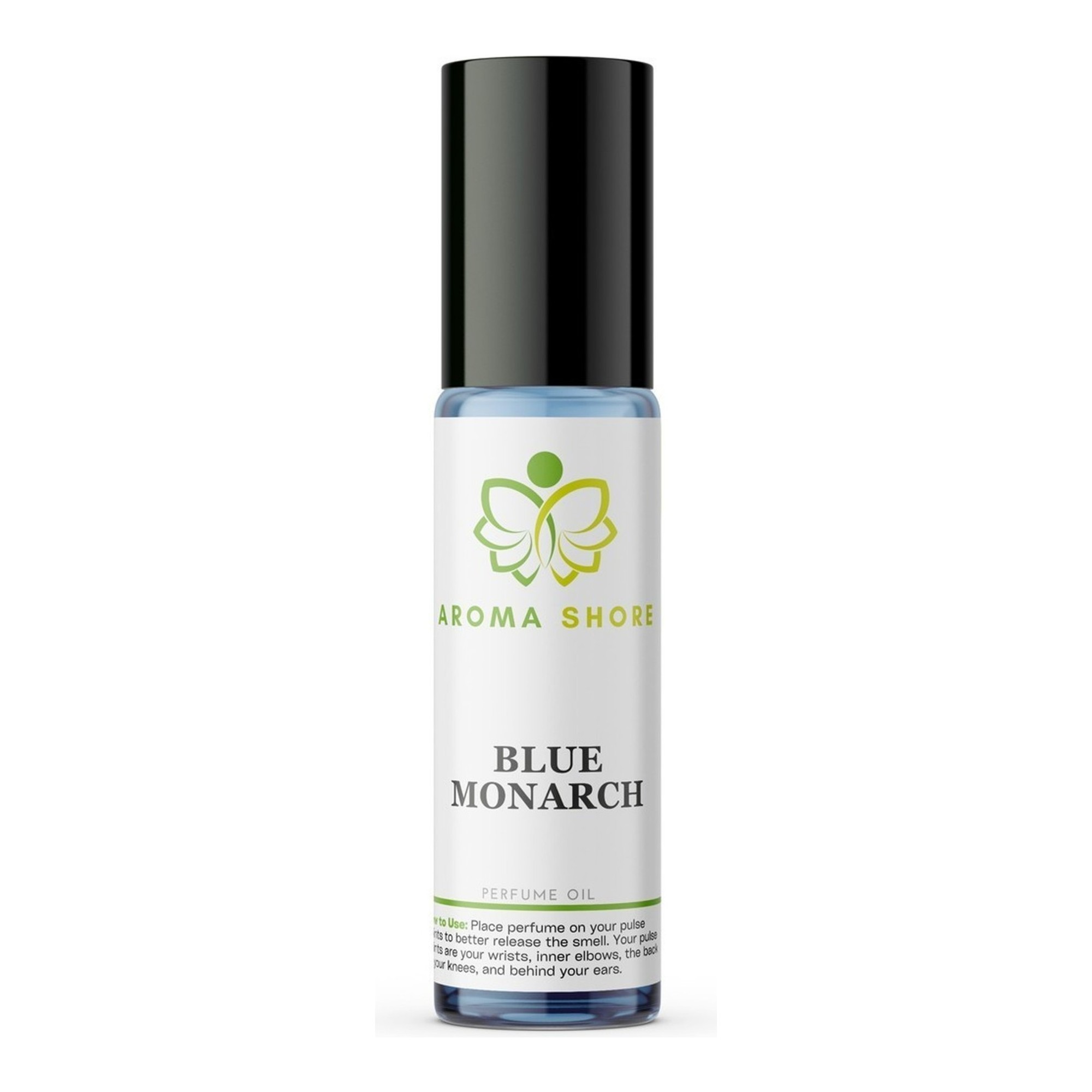Blue Monarch Perfume Oil – Fresh Blue Aromatic Men’s Fragrance  Long Lasting Clean Scent C1006
