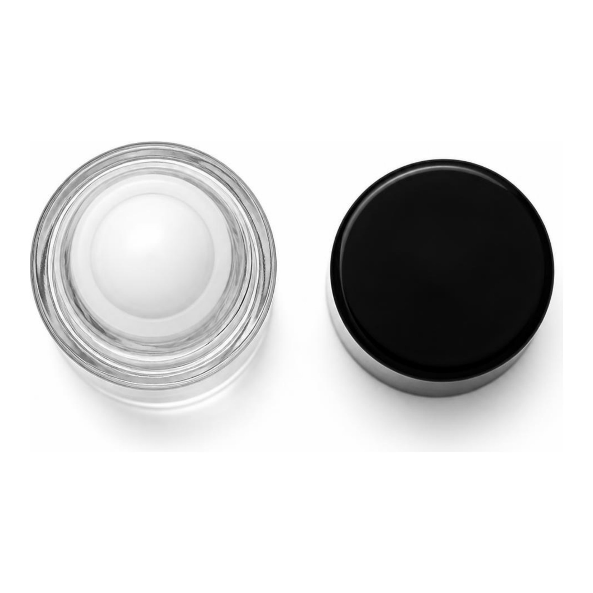 8 ml Clear Glass Roll-On Bottles, Black Caps - Case of 864 - 2